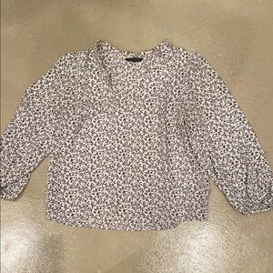 Leaf Print Blouse